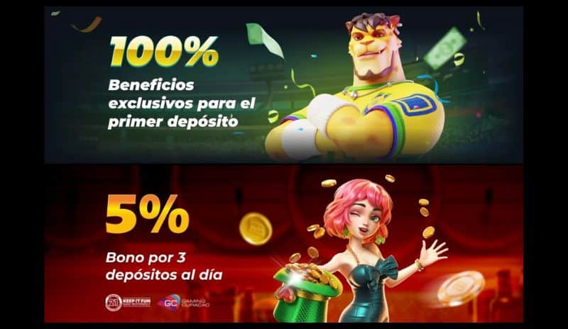 Depositar dinero permite disfrutar de más juegos