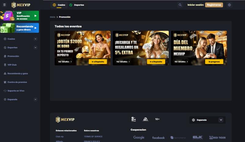 ¿MexVIP es confiable? Reseña completa del casino en línea 3 MexVIP Casino Bonos