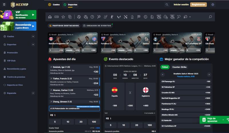 ¿MexVIP es confiable? Reseña completa del casino en línea 5 MexVIP Casino Deportes