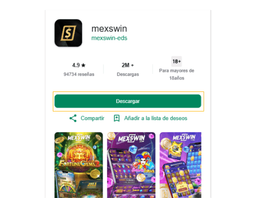 ¿Cómo Registrarse Mexswin? 2 Mexswin Descargar